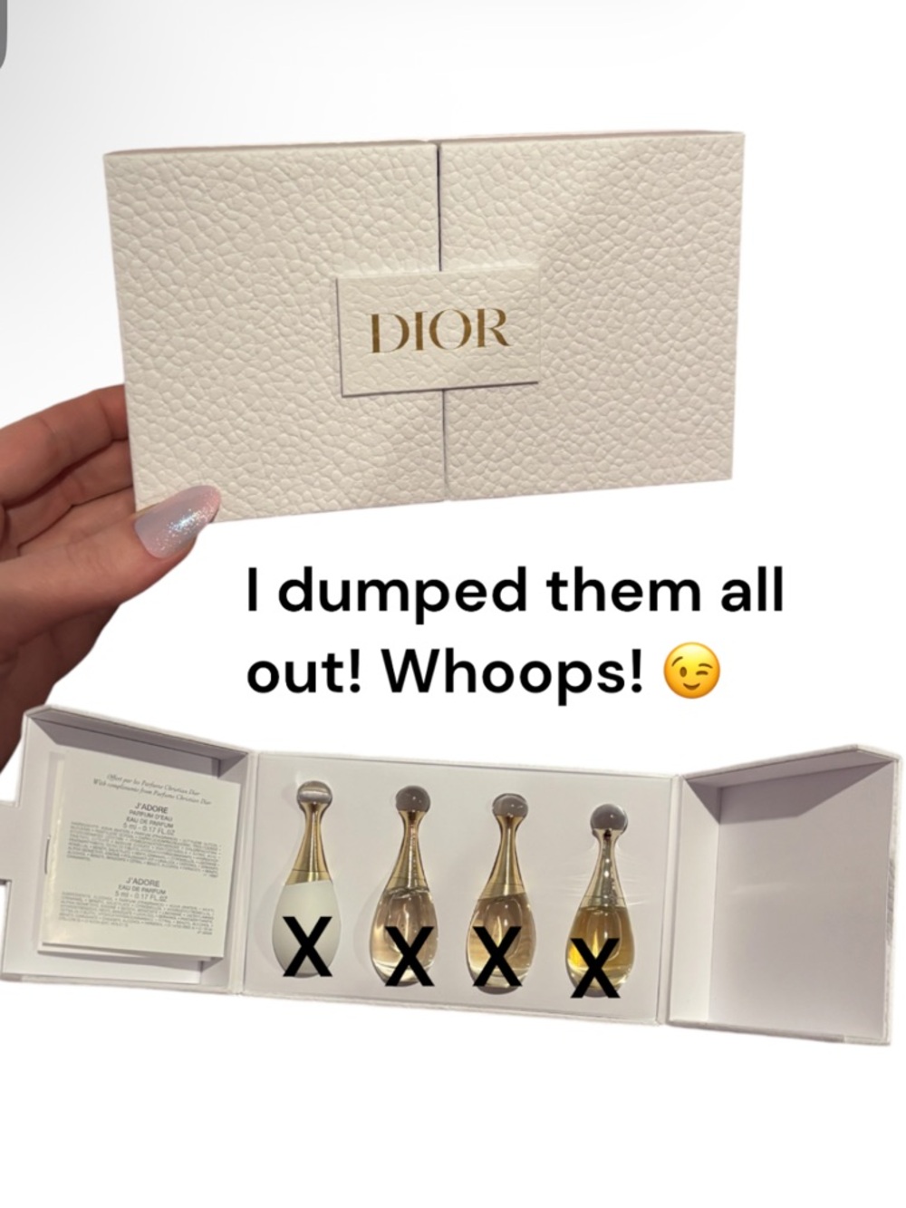 Dior J'adore Mini Set - New in box - empty! 🤪